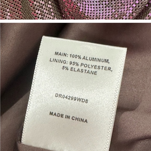 SIYA Halter Glow Mesh Mini Dress - Iridescent Purple - Picture 5 of 9